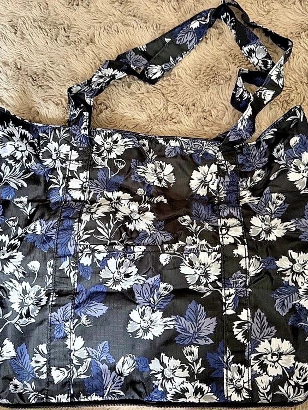 Vera Bradley Packable Tote Frosted Floral NWT